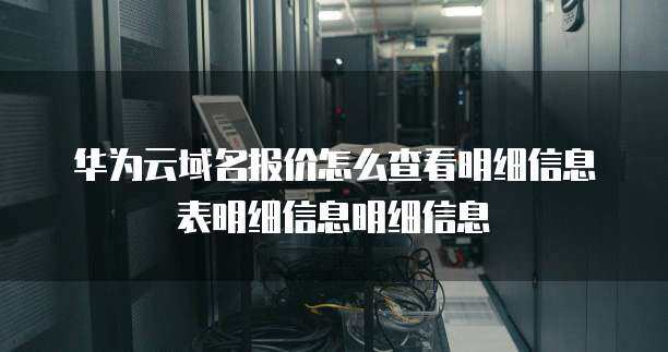 如何查看互联网信息服务中的储存报价与明细信息